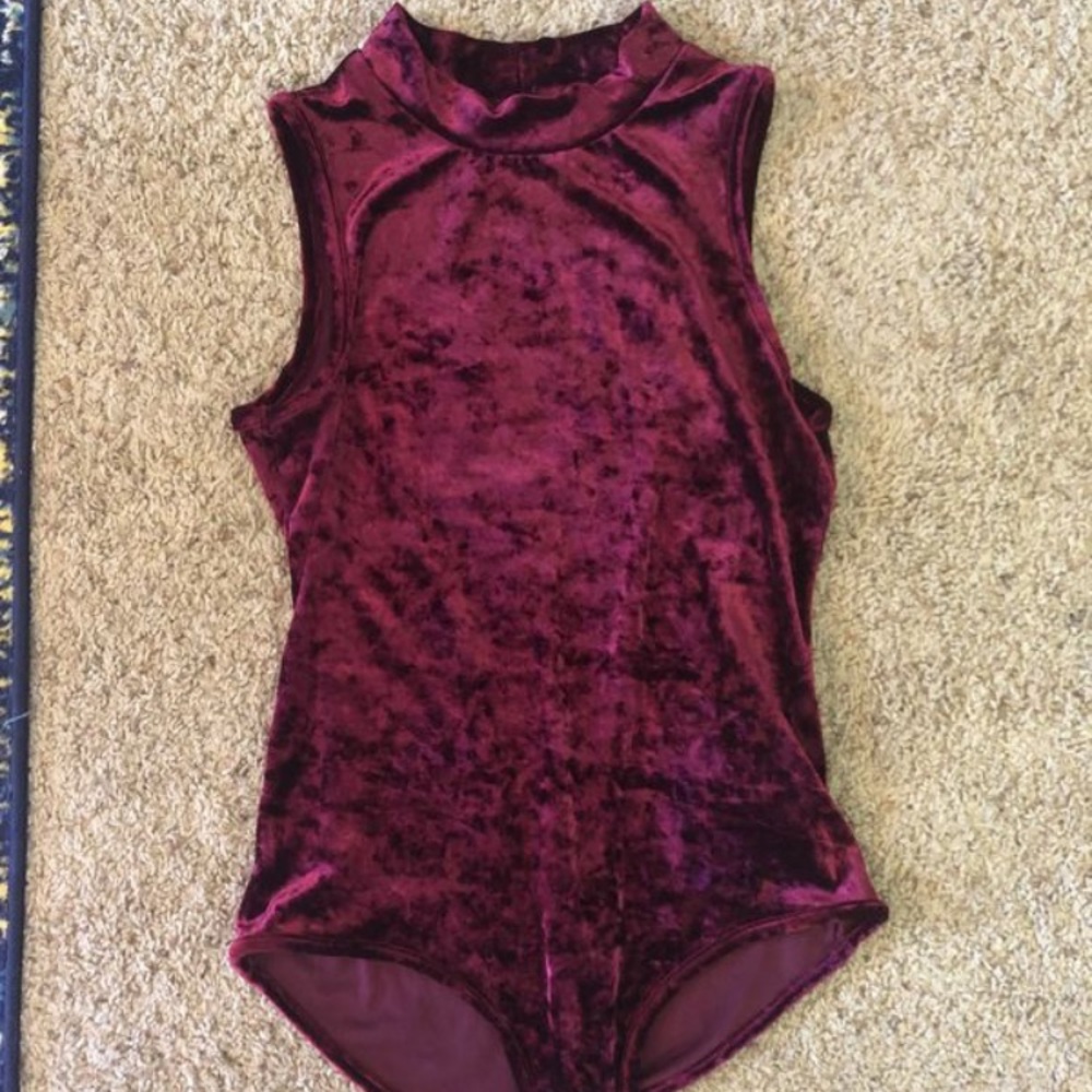 Velvet leotard